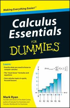 Paperback Calculus Essentials for Dummies Book