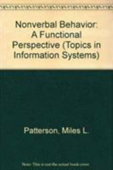 Hardcover Nonverbal Behavior: A Functional Perspective Book