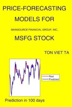 Paperback Price-Forecasting Models for MainSource Financial Group, Inc. MSFG Stock Book