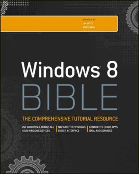Paperback Windows 8 Bible Book