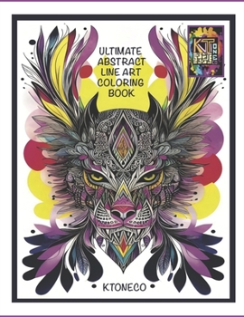 Paperback Ultimate Abstract Line Art Coloring Book: Volume 1 Abstract Design Book