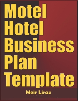 Paperback Motel Hotel Business Plan Template Book