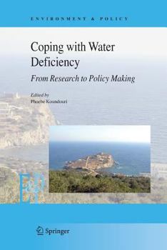 Paperback Coping with Water Deficiency: From Research to Policymaking Book