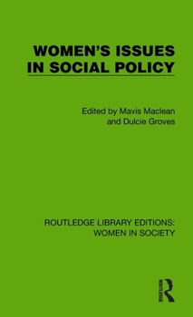 Hardcover Women's Issues in Social Policy Book