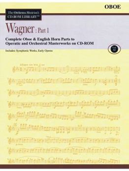 CD-ROM Orchestra Musician's CD-ROM Library Vol. 11 Wagner Part 1 Oboe Book