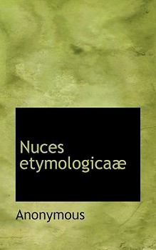 Paperback Nuces Etymologica Book