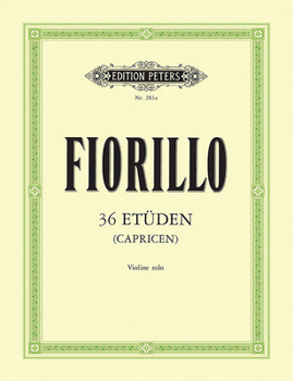Paperback 36 Etudes (Caprices) for Violin Book