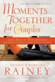 Paperback Moments Together for Couples: 365 Daily Devotions for Drawing Near to God & One Another Book