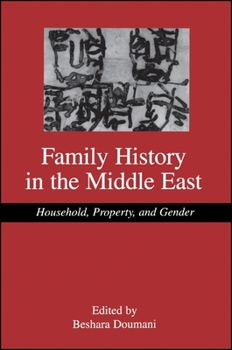 Paperback Family History in the Middle East: Household, Property, and Gender Book