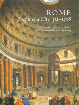 Paperback Rome: Profile of a City, 312-1308 Book