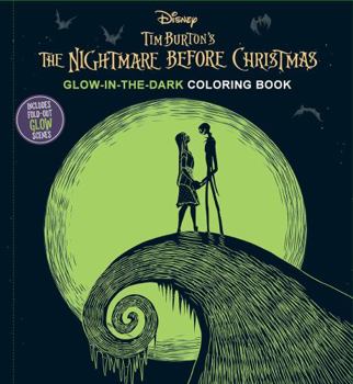 Paperback Disney Tim Burton's the Nightmare Before Christmas Glow-In-The-Dark Coloring Book