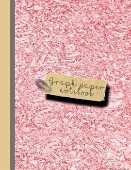Graph Paper Notebook : Large Sparkle Glitter School Graph Paper Ruled Notebook for Girls and Women - Pink Sparkle