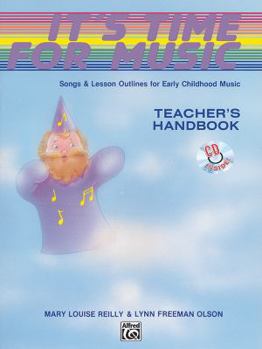 Paperback It's Time for Music: Songs & Lesson Outlines for Early Childhood Music, 2 Books & CD Book
