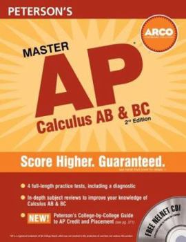 Paperback Peterson's Master AP Calculus AB & BC [With CDROM] Book