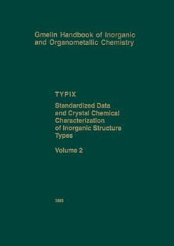 Paperback Typix Standardized Data and Crystal Chemical Characterization of Inorganic Structure Types Book