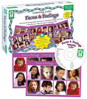 Misc. Faces and Feelings: Develop Listening Skills and Learn to Identify Feelings and Facial Expressions, While Having Fun Playing Lotto! Book