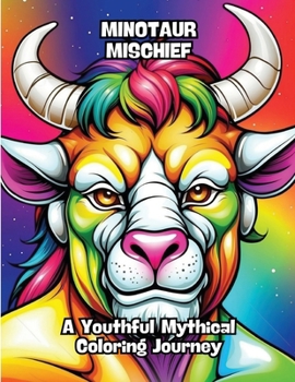 Paperback Minotaur Mischief: A Youthful Mythical Coloring Journey Book