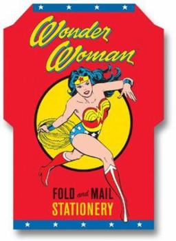 Paperback Wonder Woman Fold and Mail Stationery Book