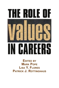 Paperback The Role of Values in Careers Book