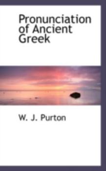 Paperback Pronunciation of Ancient Greek Book