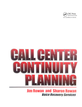 Paperback Call Center Continuity Planning Book