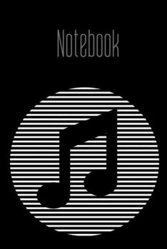 Paperback Notebook: Retro Design Notebook for Music Lovers. Song Writing Journal: Lined/Ruled Paper For Musicians, Music Lovers, Students, Book