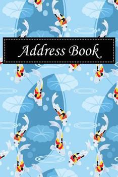 Paperback Address Book: Alphabetical Index with Crap Fish in Pond Cover Book