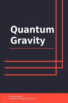 Quantum Gravity