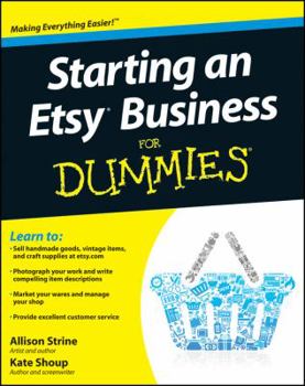 Paperback Starting an Etsy Business for Dummies Book