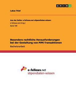Paperback Besondere rechtliche Herausforderungen bei der Gestaltung von PIPE-Transaktionen [German] Book
