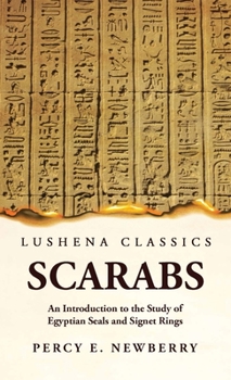 Hardcover Egyptian Scarabs Book