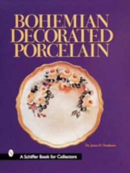 Hardcover Bohemian Decorated Porcelain Book