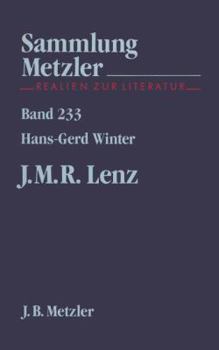 Perfect Paperback J M R Lenz (Sammlung Metzler) (German Edition) [German] Book