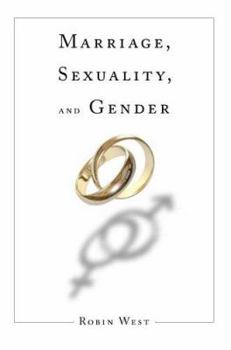 Paperback Marriage, Sexuality, and Gender Book