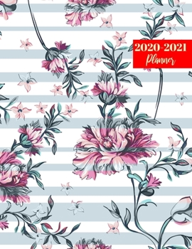 2020-2021 Planner: Pretty 24 Months Calendar, 2 Year Appointment Calendar, Business Planners, Agenda Schedule Organizer Logbook and Journal