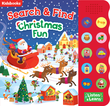 Board book Search & Find: Christmas Fun (10-Button Sound Book) [With Battery] Book