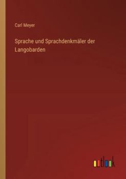 Paperback Sprache und Sprachdenkmäler der Langobarden [German] Book