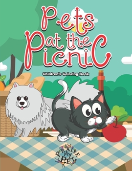 Paperback Pets at the Picnic: Children's Coloring Book