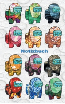 Paperback Notizbuch: für Am@ng.us Fans, Notizen, App, Computerspiel, Student, Kinder, Impostor, Crewmate, Einschreibbuch, Tagebuch, Geschenk, Geburtstag, Weihna [German] Book