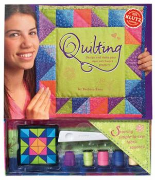 Hardcover Quilting: Design and Make Your Own Patchwork Projects [With Fabric, 48 Design Cards, Pressing Tool] Book