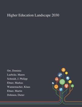 Paperback Higher Education Landscape 2030 Book