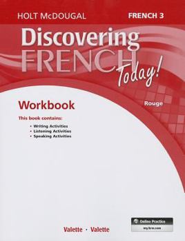 Paperback Student Edition Workbook Level 3 [French] Book