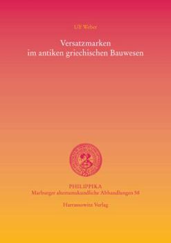 Hardcover Versatzmarken Im Antiken Griechischen Bauwesen [German] Book