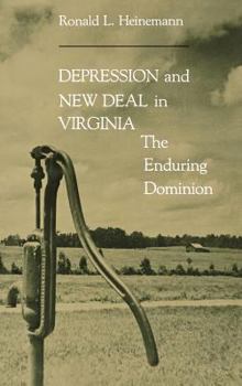 Hardcover Depression & New Deal in Virginia Book