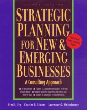 Hardcover Strategic Planning for New and Emerging Business: A Consulting Approach Book