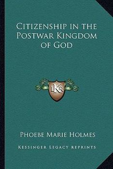 Paperback Citizenship in the Postwar Kingdom of God Book