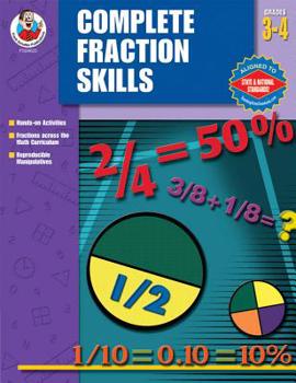 Paperback Complete Fraction Skills, Grades 3-4 Book
