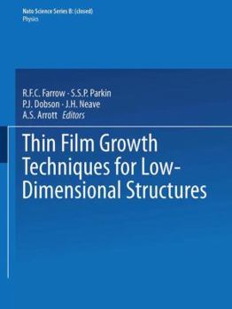 Paperback Thin Film Growth Techniques for Low-Dimensional Structures Book