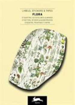 Paperback Flora: Label & Sticker Book (Multilingual Edition) (English, Spanish, French and German Edition) Book