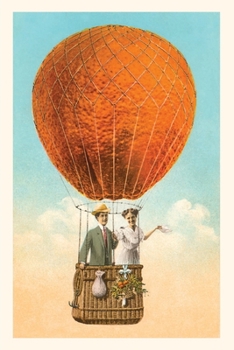 Paperback The Vintage Journal Couple in Orange Balloon Book